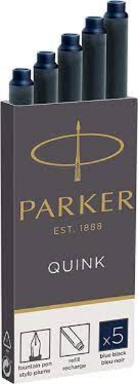 صورة غيار اقلام حبر اسود ×5 (طقم)(باركر)/1950382 parker 