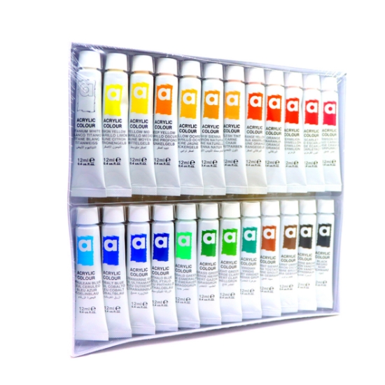 Picture of طقم 24 لون اكريليك × 12 مل EA2412C-4  Magi-Wap