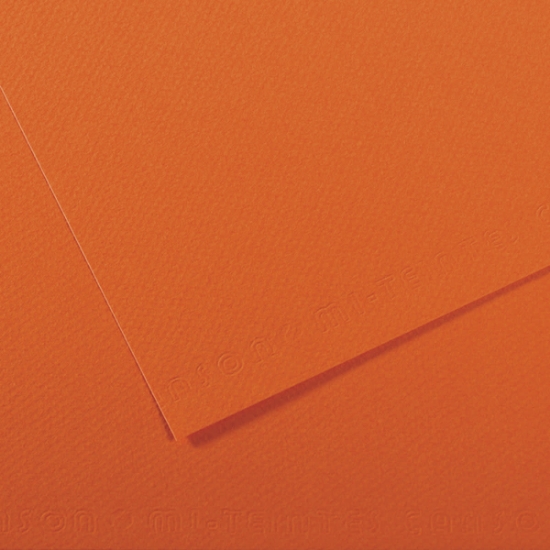 Picture of ورق رسم محبب برتقالي غامق 220 جرام FOLIA-70×50