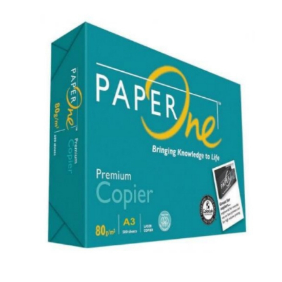 صورة ورق تصوير أبيض 80 جرام paper one copier 80g A3 