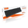 صورة كيبورد عربي وانجليزي مدخل ممتاز ميتشن  MEETION USB-keyboard AK100