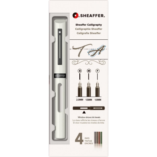 صورة اقلام خط 3 سنن مع 4 غيار (طقم)(شفر)/ 93403-1  Sheaffer