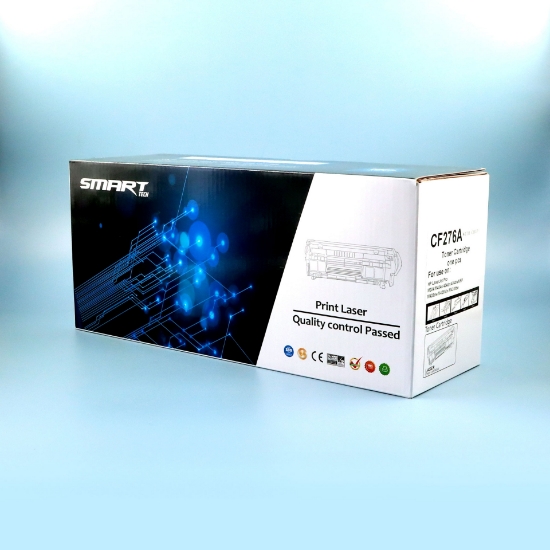 صورة SMART TECH (CF276A /76A With Chip)خرطوشة حبر  سمارت تك بديل لطابعة HP ليزر  أسود مع شريحة Laser Toner Cartridge