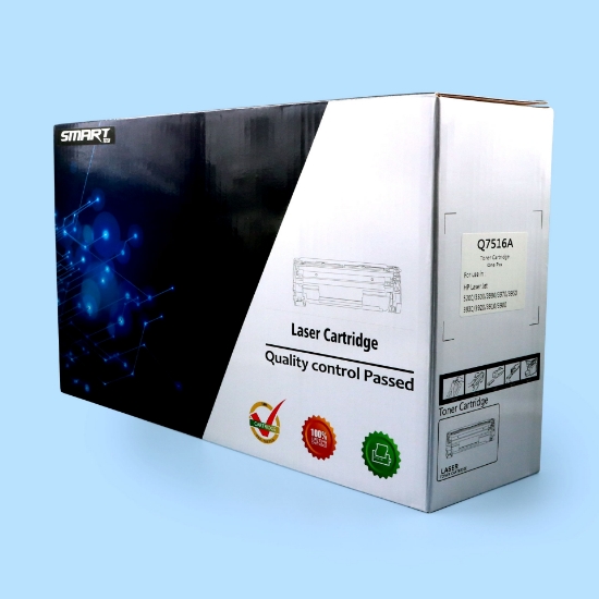 صورة  (Q7516A /16A) SMART TECH خرطوشة حبر  سمارت تك بديل لطابعة HP ليزر  أسود  Laser Toner Cartridge   