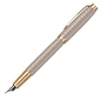 صورة اقلام حبر ذهبي اطار رمادي (طقم)(باركر) Parker IM Premium Fountain Pen Warm Silver GT 1931685M 