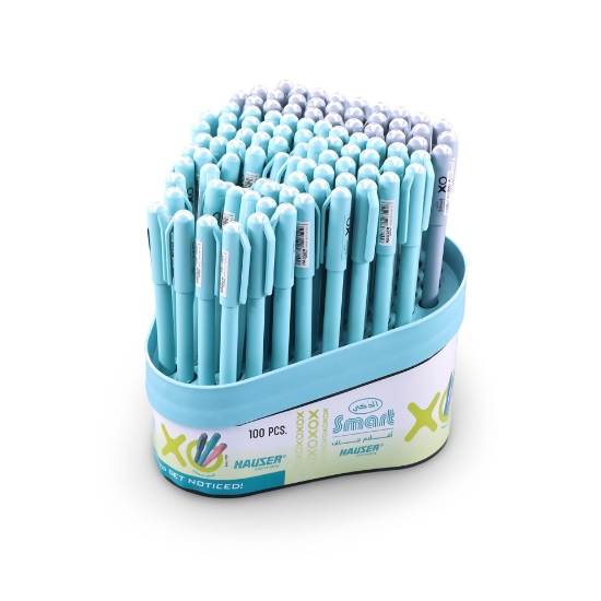 Picture of استاند اقلام جاف الذكي 100قلم 30اسود و70ازرق