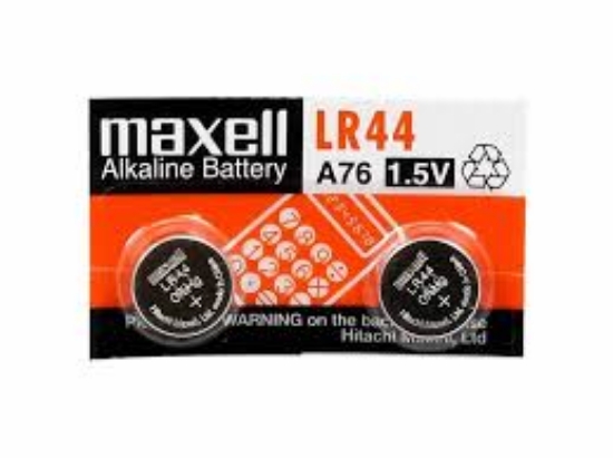 صورة بطاريات ماكسل صغير (للالات والساعة ) maxell ALKALINE LR44