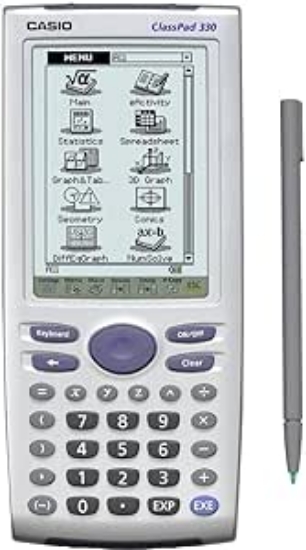 صورة الة حاسبة بخاصية الرسم البياني مزودة بشاشة تعمل باللمس من كاسيو، CLASSPAD330 Casio