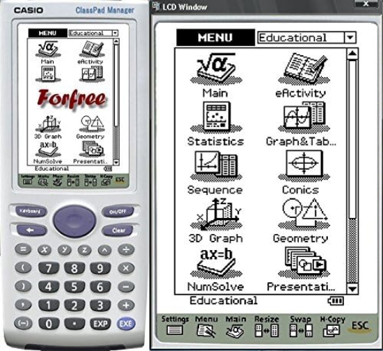 Picture of الة حاسبة بخاصية الرسم البياني مزودة بشاشة تعمل باللمس من كاسيو، CLASSPAD330 Casio