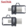 صورة فلاش دسك مدخلين  SANDiSK Ultra  DUaI Drive m3.0 128GB