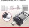 صورة فلاش دسك مدخلين  SANDiSK Ultra  DUaI Drive m3.0 128GB