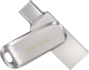 صورة فلاش دسك استيل مدخلين SANDISK Ultra Dual Drive Luxe TYPE-C USB 32GB