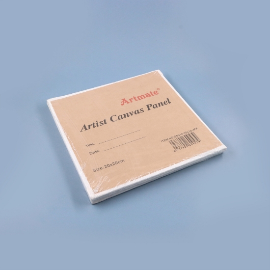Picture of طقم 4 لوحات رسم كانفاس مشدود على لوح 280 جرام 20×20 -E5310