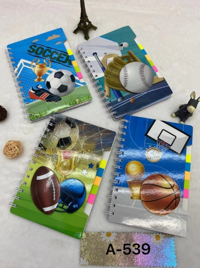 Picture of دفاتر ابو جر اشكال كرات مع الفواصل EGXQ539-A5-1-4