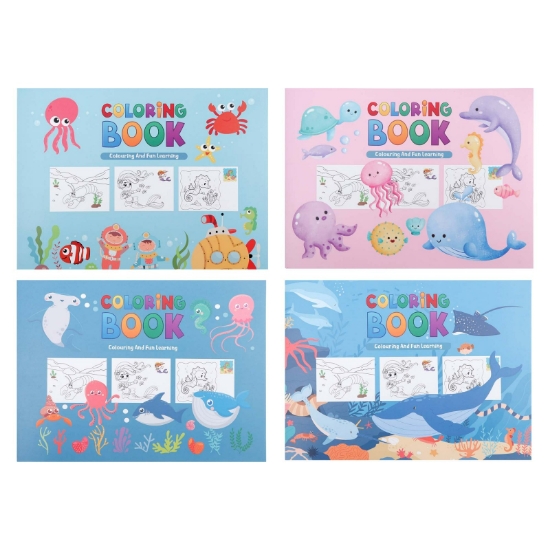 Picture of دفاتر تلوين احياء بحرية كبير TS12390-A3-1-4