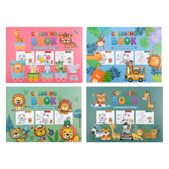 Picture of دفاتر تلوين حيوانات الغابة صغير TS12388-A5-1-4