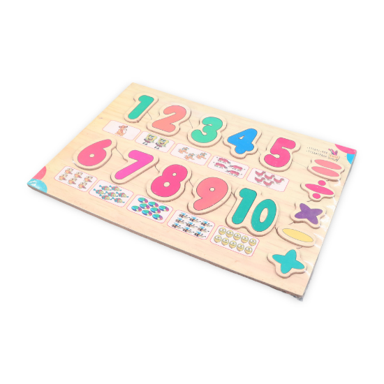 Picture of وسائل تعليمية خشب صور اشكال وحروف وارقام عربي وانجليزي