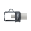 صورة فلاش دسك مدخلين  SANDiSK Ultra  DUaI Drive m3.0 128GB