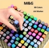 Picture of طقم 80 لون اقلام رسم ماركر جهتين APMV1416