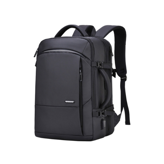 صورة شنطات ظهر+مكتبي لاب توب مع منفذ USB اسود NO-2020-2