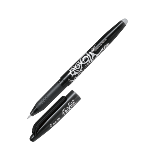Picture of أقلام سائل مع الماسح بايلوت أسود FRIXION BL-FR-7-B