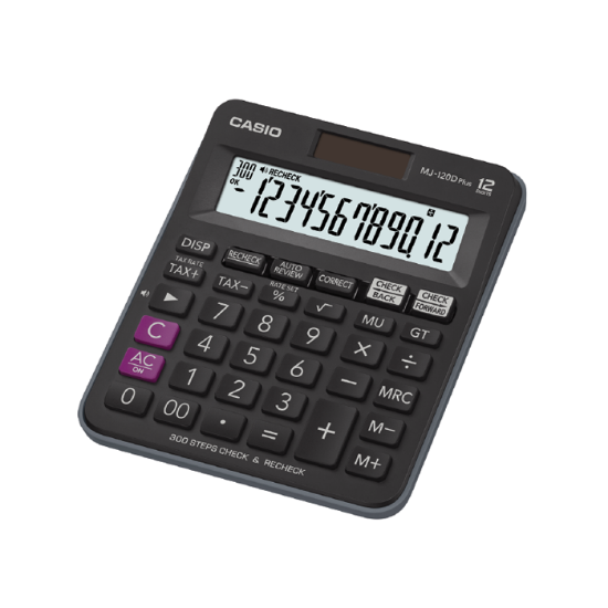 Picture of الة حاسبة كاسيو وكالة 12رقم  casio MJ-120D PLUS
