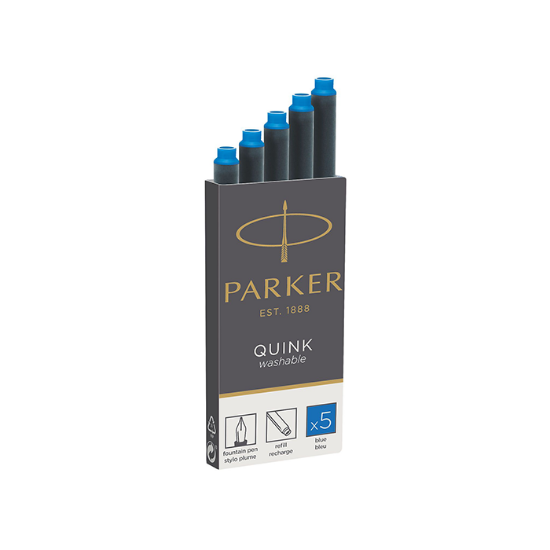 Picture of غيار اقلام حبر اسود ×6 (طقم)(باركر)/1950407 parker