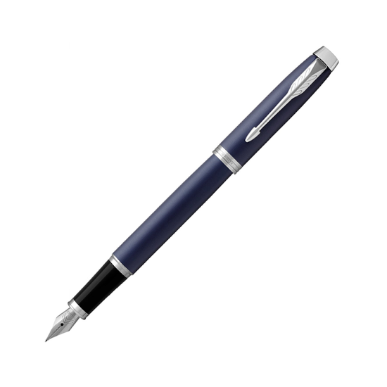 Picture of قلم حبر  فاحر فضي اطار ازرق(باركر) Parker fountain pen 1931654M  