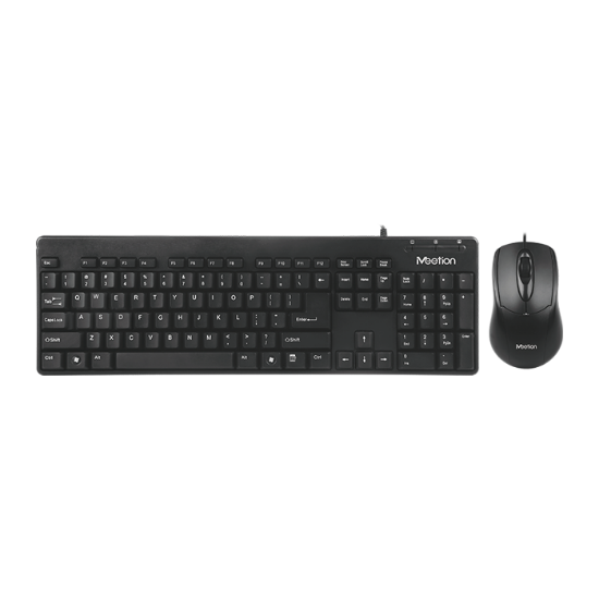 Picture of طقم كيبورد عربي وانجليزي مع الماوس مدخل ممتاز   MEETION USB-keyboard and MOUSE AT100