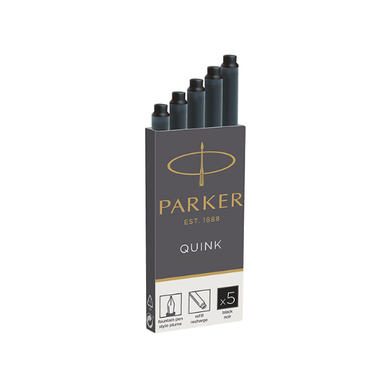 Picture of غيار اقلام حبر ازرق×5 (طقم)(باركر)/1950385 parker  