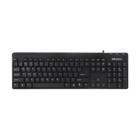 Picture of كيبورد عربي وانجليزي مدخل ممتاز ميتشن  MEETION USB-keyboard AK100