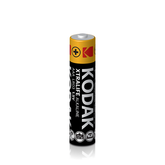 Picture of طقم بطاريات ريموت كوداك اسود KODAK  XTRALIFE LR03-AAA-4-CAT30951990 الطقم =4ح