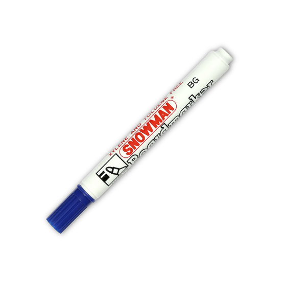 صورة اقلام سبورة مدبب ازرق SNOWMAN-BG-12