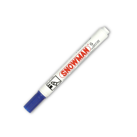 Picture of أقلام علامة مدبب أزرق SNOWMAN_ G-12