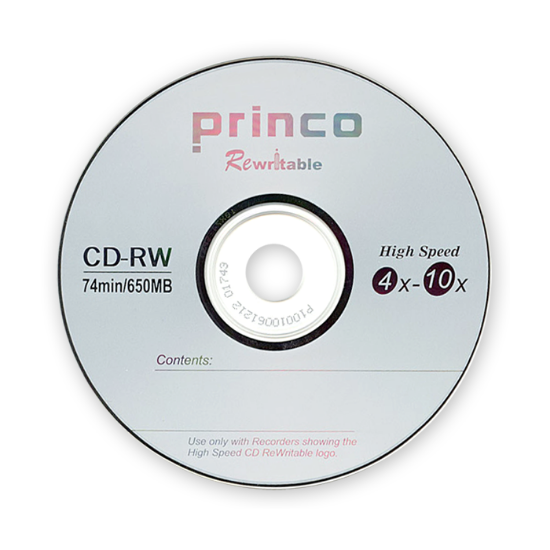 Picture of اقراص كمبيوتر برينكو CD-RW-80MIN-700MB