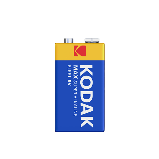 Picture of بطاريات كوداك 9فولت ازرق KODAK ALKALINE 6LR61-9V-CAT30952850