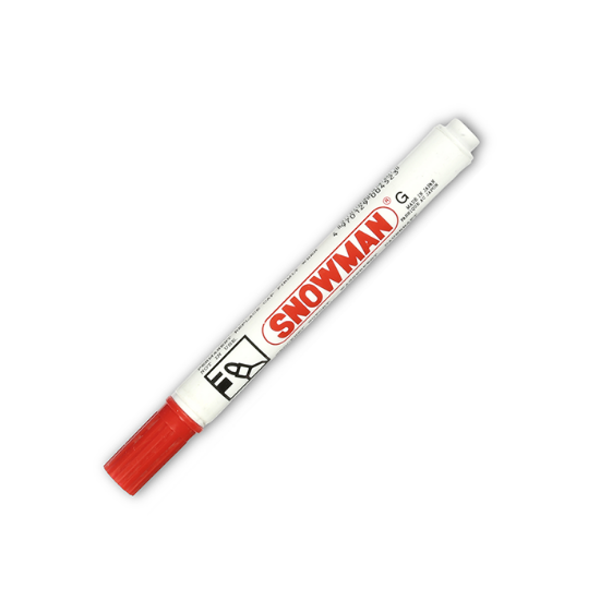 Picture of أقلام علامة مدبب أحمر SNOWMAN_G-12