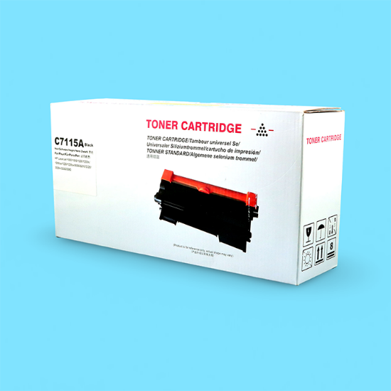 صورة حبر طابعة لليزر TONER CARTRIDGE 15A -C7115A-HPباكت بيضاء