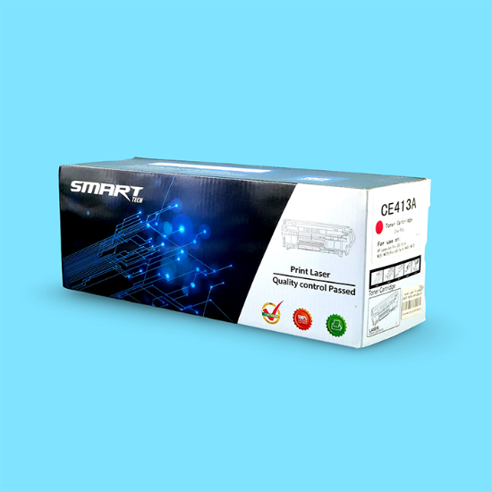 صورة حبر طابعة ليزر احمر  SMART TECH-HP-CE413A Magenta Sal 305A