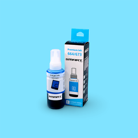 Picture of حبر تعبئة ابسون ازرق INK 664/673 100ML- SMART-ASL