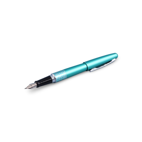 صورة قلم حبر معدني اطار سماوي بايلوت PILOT FPMR3MDT+Z-CS-MR2-S1	