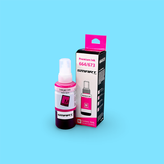 صورة علبة حبر تعبئة ابسون احمر  INK 664/673 70ML MT6643-M SMART