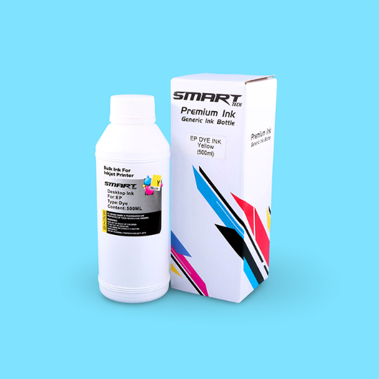صورة  حبر تعبئة ابسون اصفر  INK 500ML- SMART-ASL