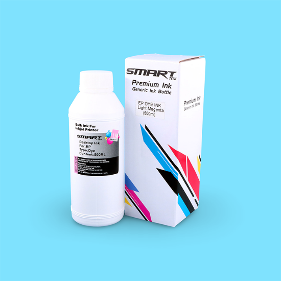 صورة حبر تعبئة ابسون احمر فاتح INK  500ML LM SMART-SEL