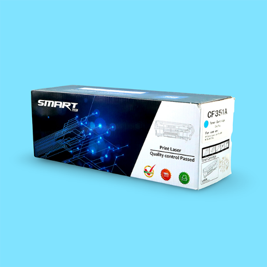 Picture of حبر طابعة ليزر ازرق  CF351A   HP - 130A  Sel  cyan  ممتاز