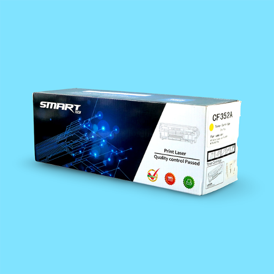 صورة حبر طابعة ليزر اصفر CF352A   HP - 130A  Sel  Yellow ممتاز