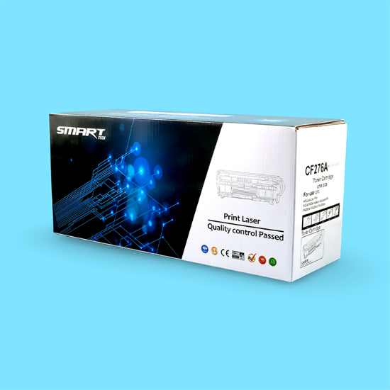 صورة SMART TECH (CF276A /76A With Chip)خرطوشة حبر  سمارت تك بديل لطابعة HP ليزر  أسود مع شريحة Laser Toner Cartridge